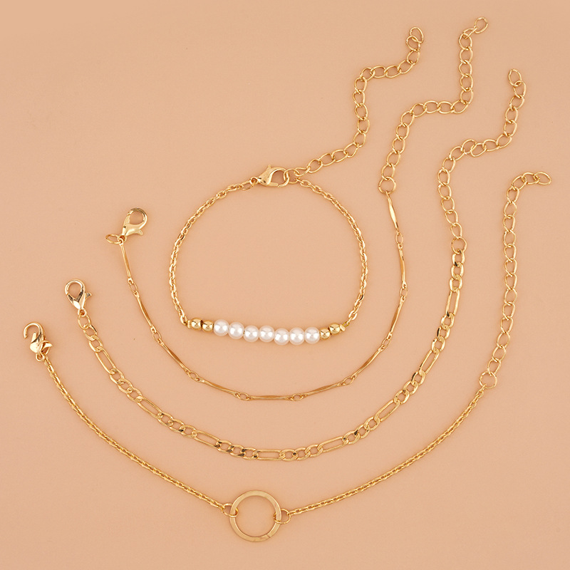 Multi-Piece Bracelet Set Of Four Women's Pearls