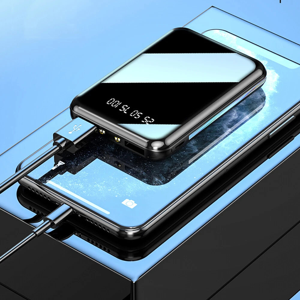 Power Bank Portable Fast Charger Battery Pack 2USB For Mobile Phone