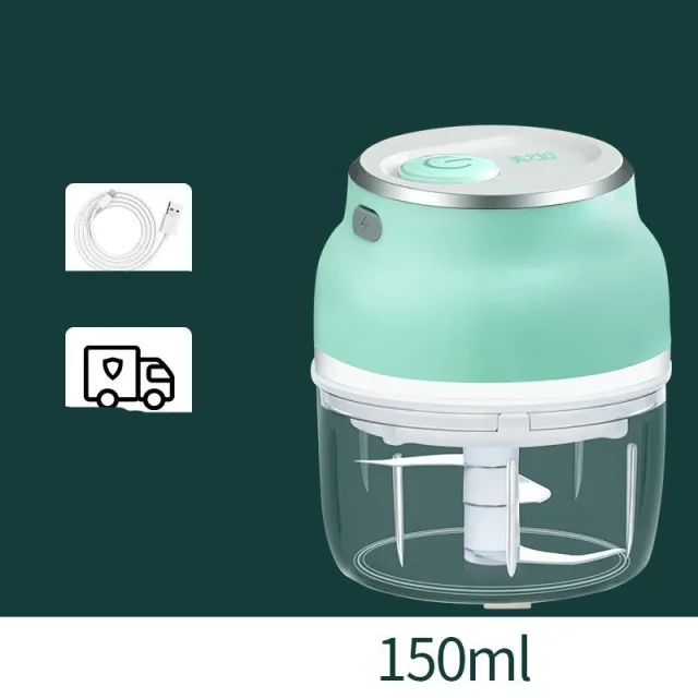 Portable Electric Mini Garlic Cutter Masher Vegetable Fruit Meat Food Chopper Grinder Usb - Shop at LoveMi