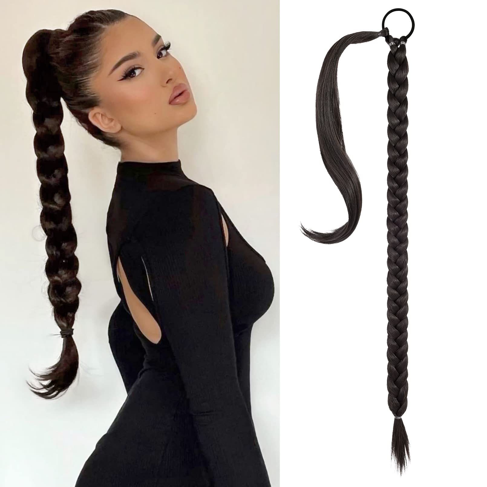 Wig Horsetail European Beauty Long Hair Winding — foto 7