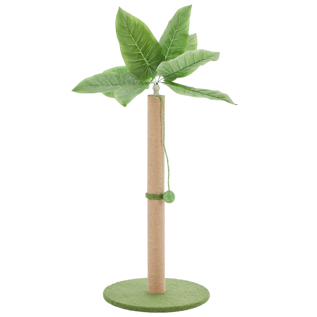 Cat Scratching Post, 33 Cat Scratcher Tall Scratching Posts With Dangling Ball For Indoor Cats