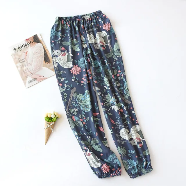 New Women's Loose Home Pajama Pants Wide Leg Pants 1.Style Xl - Shop at LoveMi