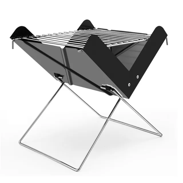 Outdoor Activities Indoor Potluck Home Folding Grills Black - Shop at LoveMi