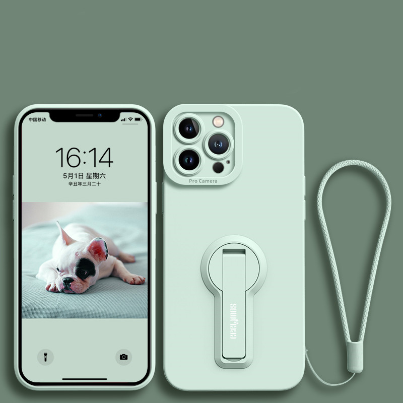 Fashion Minimalist Solid Color Silicone Phone Case Protector - Image 5