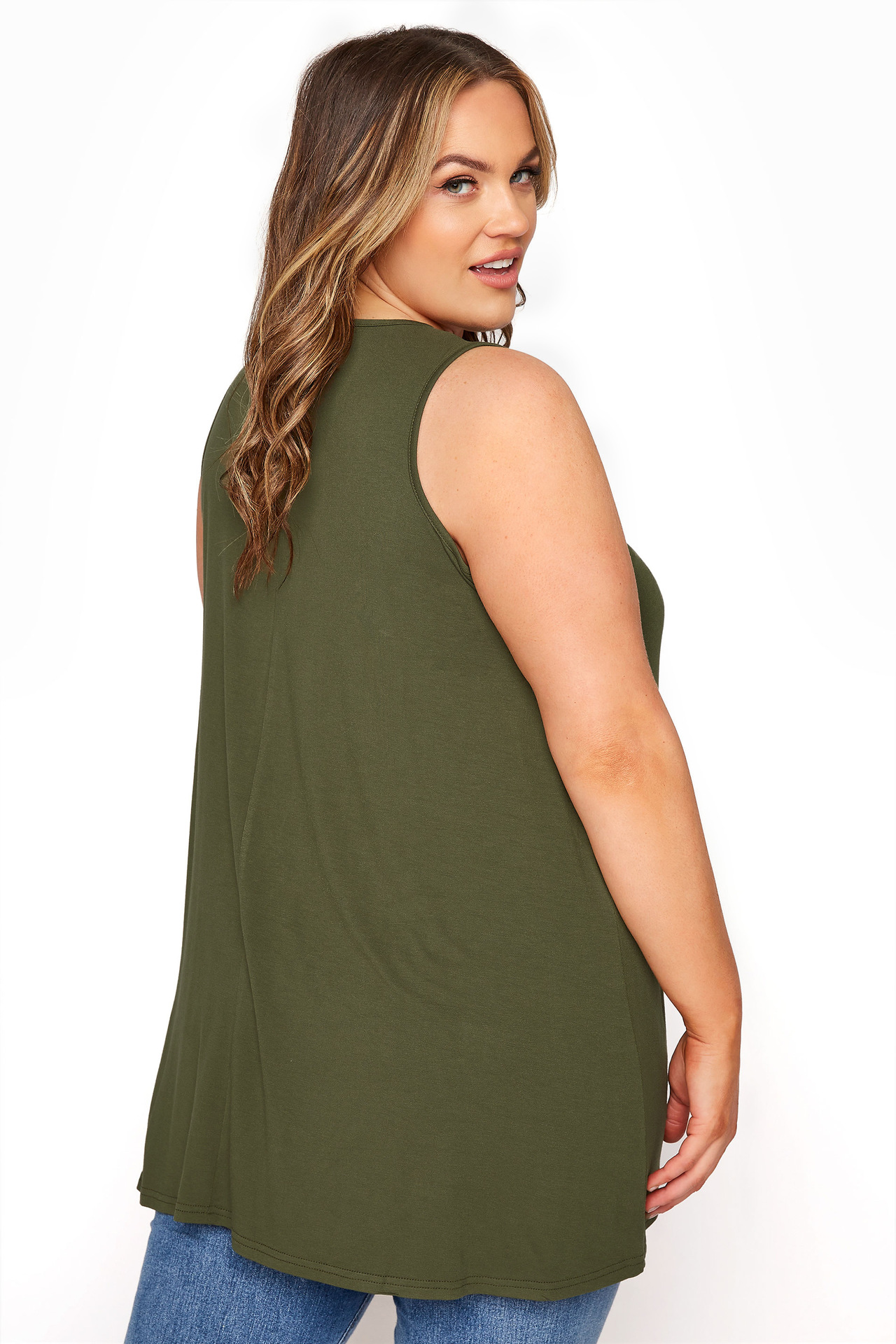 Vest Summer Fashion Loose Breathable Sleeveless V-Neck Top