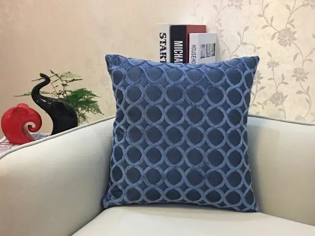 Home Decorative Sofa Throw Pillows Flannel Cushion