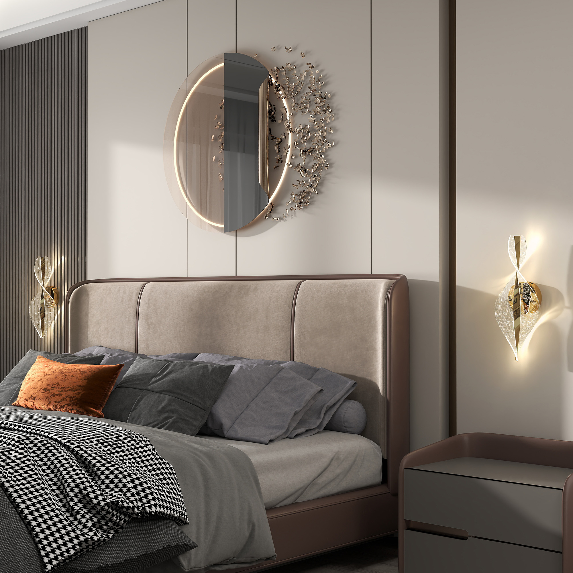 LED Wall Light 2-piece Set, 13W Modern Indoor Spiral Color Temperature — image 12