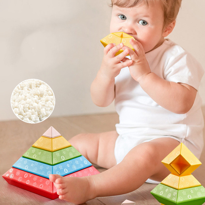 Variety Of Wisdom Pyramid Assembling Building Blocks Children's Toys