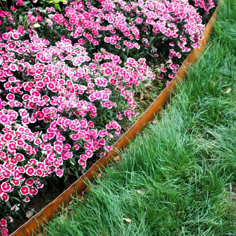6M&12M Flexible Metal Garden Border Lawn Edging Outdoor Grass Path Edge Roll L — image 5