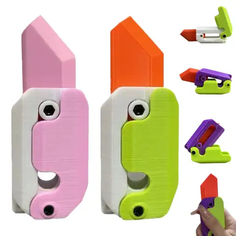 3D Printing Gravity Cub Jumping Small Radish Knife Mini