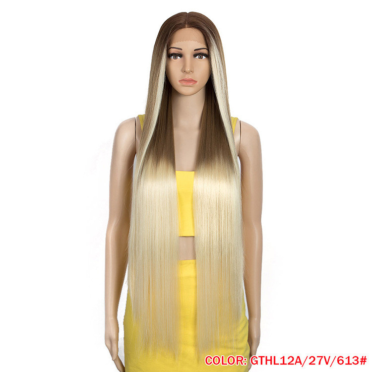 Long Straight Hair Synthetic Fiber Headgear Gthl12A27V613 - Shop at LoveMi