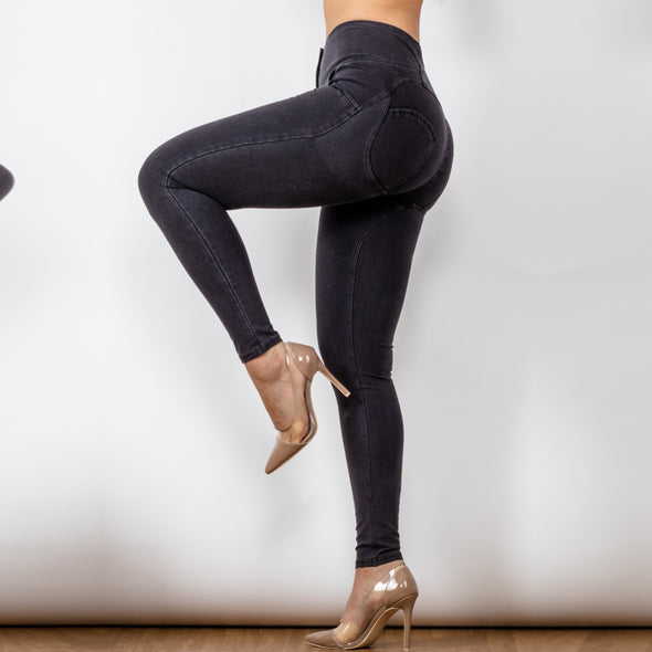 High-elastic Waist Shaping Hip Pants In Europe And America