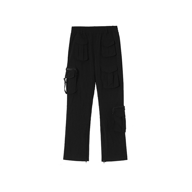 Men's And Women's Button-down Decorative Trousers