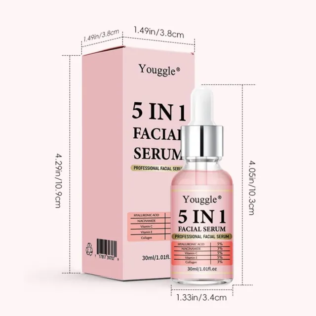Private Label 5 in 1 Face Serum Complete Skin Transformation Solution 30Ml - Shop at LoveMi