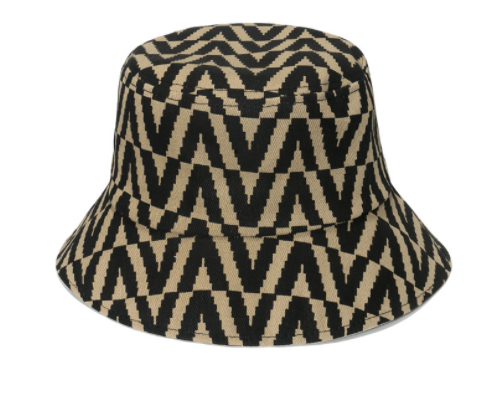 Spring And Summer Geometric Lattice Flowers Sun Female Fisherman Hat — foto 14
