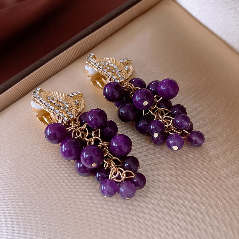 S925 Silver Post Vintage Rhinestone Earrings For Women Retro Cubic Zirconia Studs High Quality