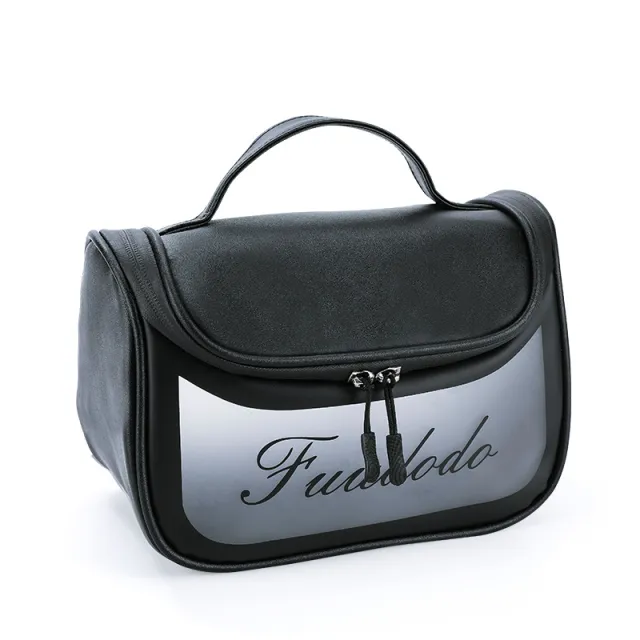 Large Capacity Waterproof Cosmetic Bag And Portable Black - Shop at LoveMi