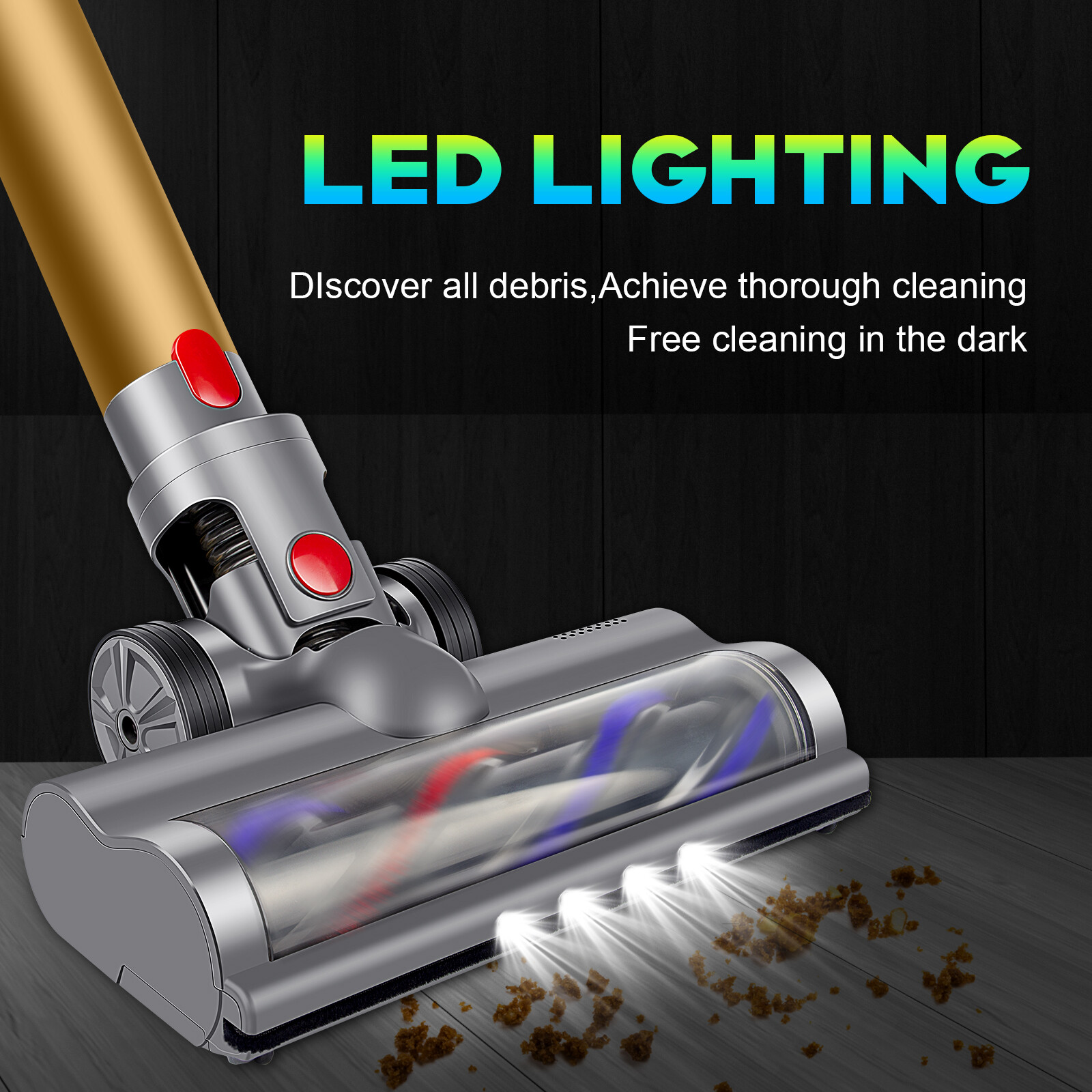 Vacuum Brush Head Soft Roller Motorhead, For V7 V8 V10 V11 V15 Cordless Carbon — image 5