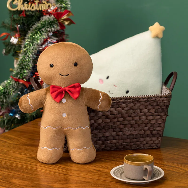 Christmas Gingerbread Man Igloo And Christmas Tree Plush Toy – image 3