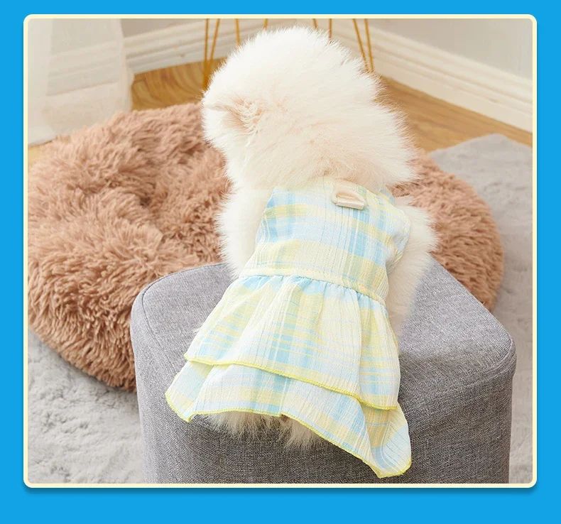 Title 8, Girl Dog Dresses Pet Princess Dress Puppy Cloth...