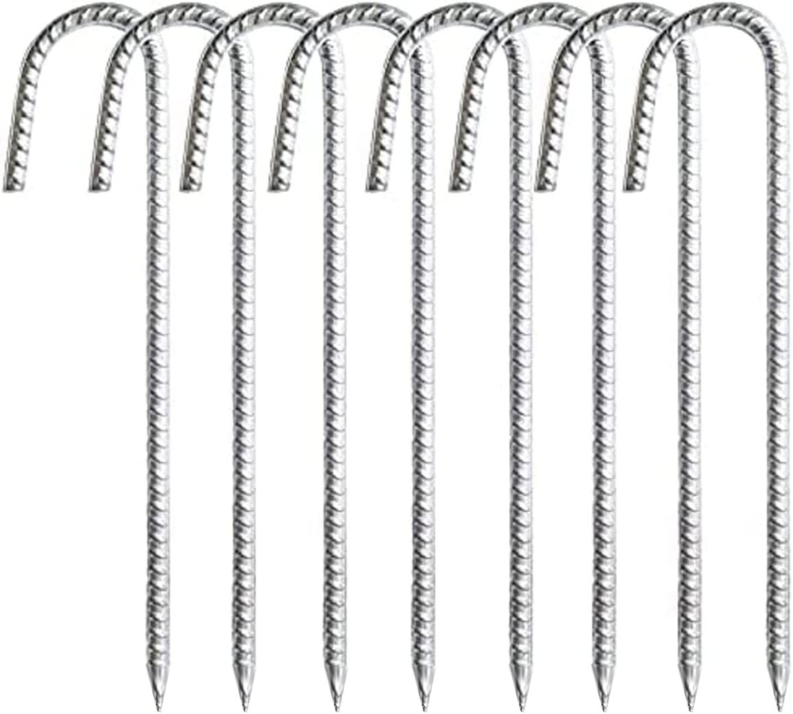 10-50Pcs Tent Pegs Heavy Duty Steel Marquee Ground Stakes Gazebo Camping Awning 3