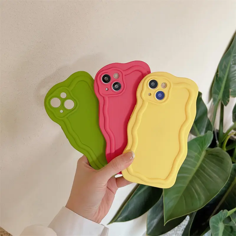 Solid Color Shaped Cloud Phone Case