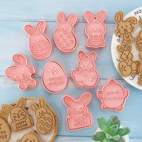 Easter Cookie Mold Cartoon Bunny Egg Press
