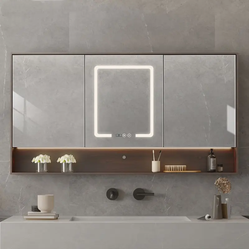 Smart Cabinet with Led Lights Anti-fog Hanging Wall Type