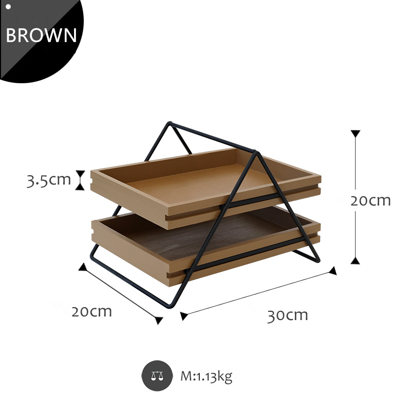 Title 5, Modern Minimalist Style Drawer Storage Rack Dou...