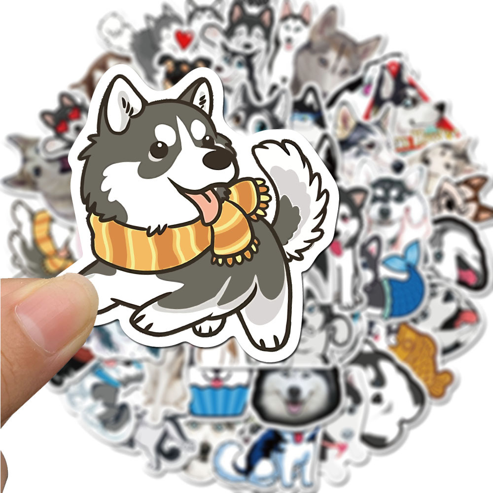 Husky Stickers Pack 50Pcs