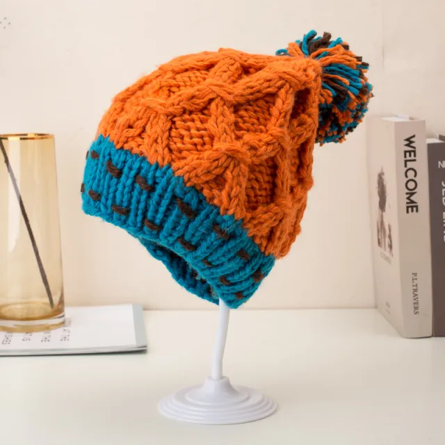 Outdoor Thickened Warm Ear Protection Hat Orange - Shop at LoveMi