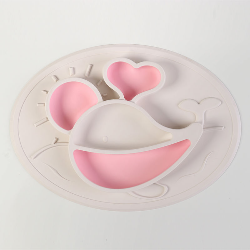 Title 7, Silicone dinner plate crab anti-slip tableware