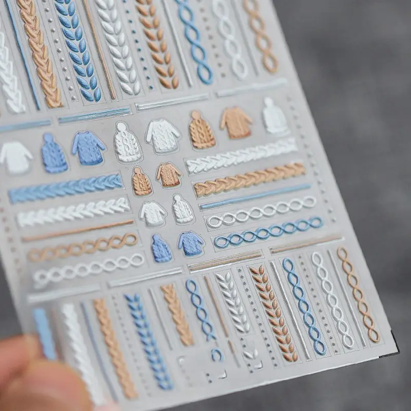 Soft Relief Comes With Back Glue Nail