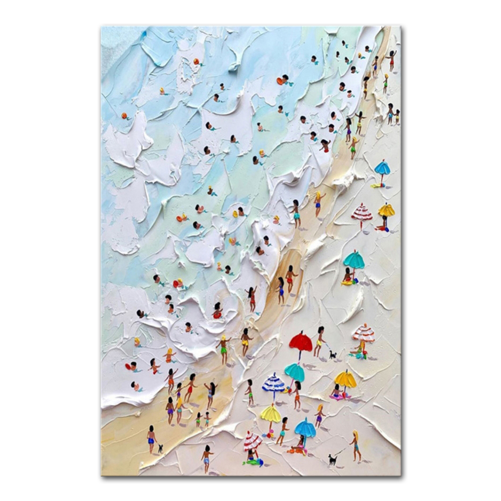 Beach Oil Canvas Wall Art, picture 10 of 12