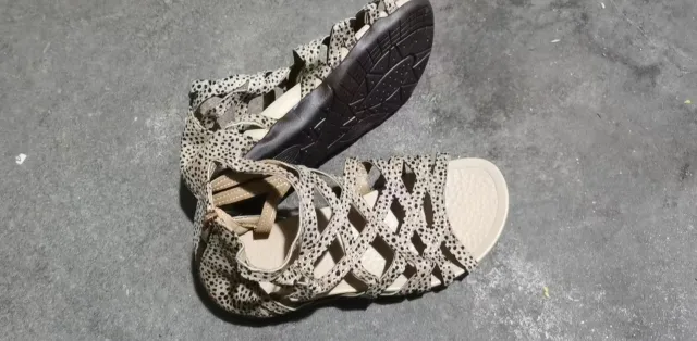 Wedge Heel Flat Cross Strap Toe Women'S Shoes Snake Print 40 - Shop at LoveMi