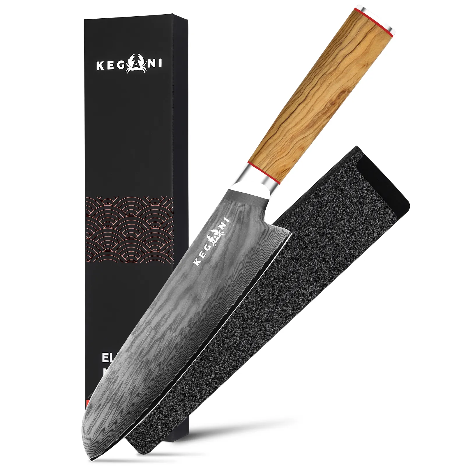 Kegani Kiritsuke Knife - 8 Inch Professional