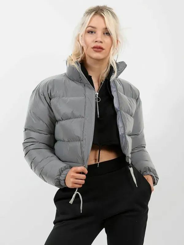 Bread Jacket Down Cotton For Warmth Silver - Shop at LoveMi