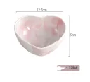 5Inch Pink Peach Heart Bowl