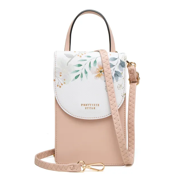 Fashion Simple Printed One shoulder Messenger Bag Pink - Shop at LoveMi