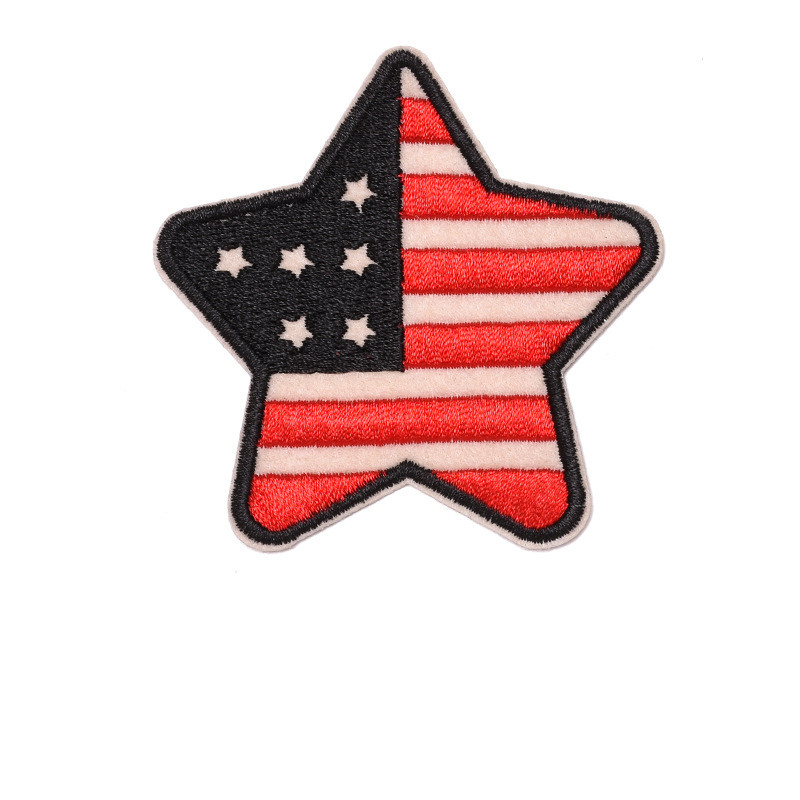 Title 2, Embroidered clothing flag decoration patch