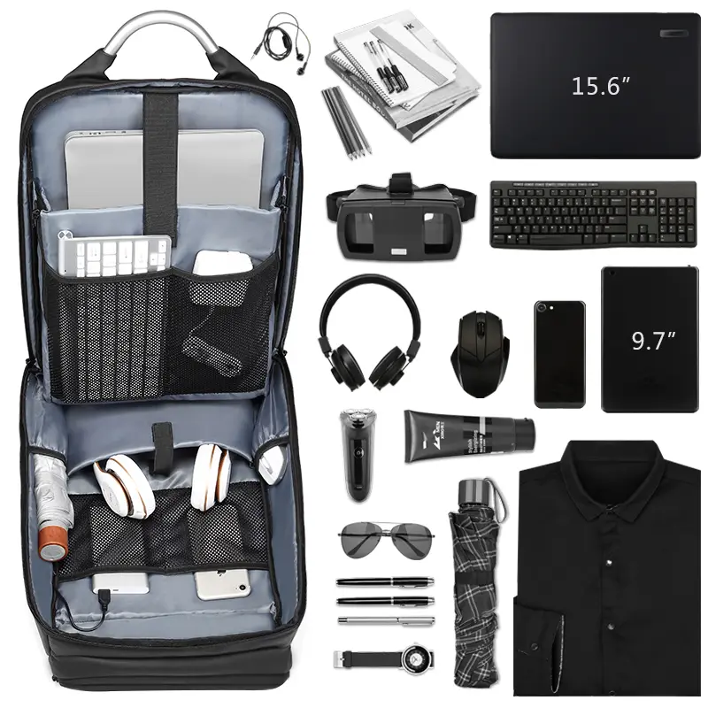 Fashionable Business Laptop Backpack Water Repellent Travel Bag