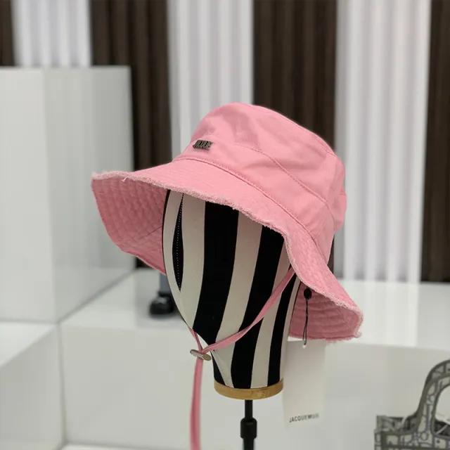 Embroidery Element Travel Hat Personality Adult Fashion Big Brim Hat Pink - Shop at LoveMi