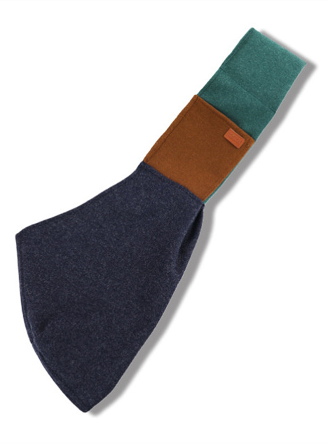 Blue green with wool