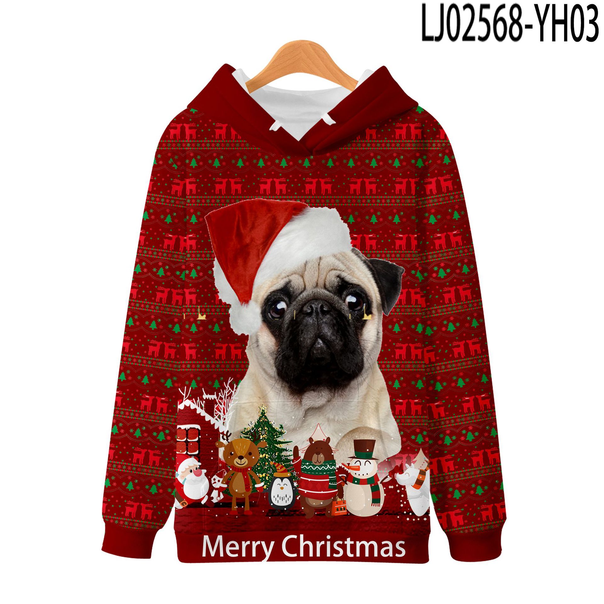 Christmas Sweater Christmas Surrounding Leisure Men's And Women's