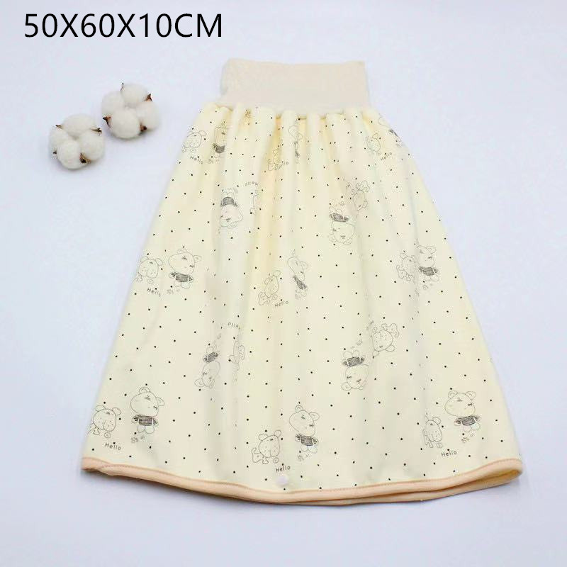 Cotton and bamboo fiber adult diaper skirt
