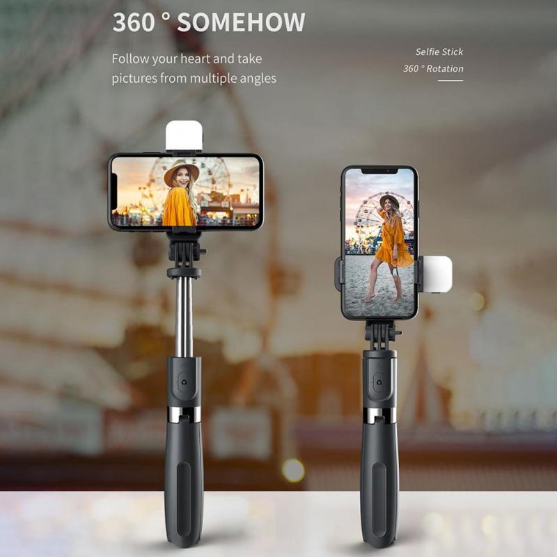 Compatible with Apple, Bluetooth Selfie Stick Mobile Remote Control Tripod - Image 13