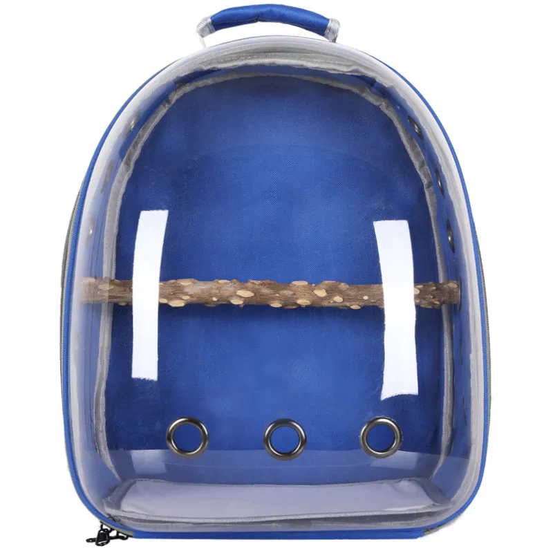 Convenient Outing Parrot Myna Bird Cage - Dark Blue