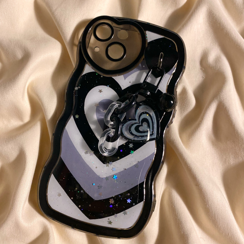 Tula Case Ins Wind Powder Love Pendant Phone Case - Image 4