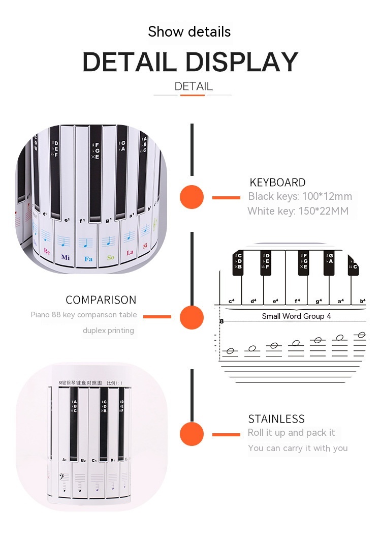 Title 6, Simulacija 88 tastera Piano Keiboard Kaligrafij...