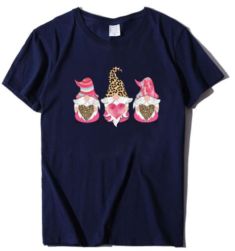 Title 11, Three Dwarfs Holding Love Print Ladies Short Sl...